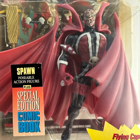 Spawn Hamburger Head Series 1 Action Figure w/ Comic (McFarlane Toys, 1994) - Picture 4 of 8